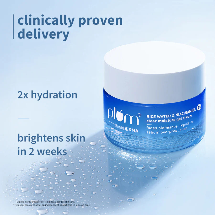 2% Niacinamide & Rice Water Gel Cream