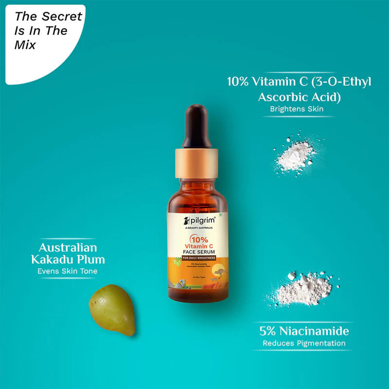 10% Vitamin C Face Serum For Daily Brightness - 30ml