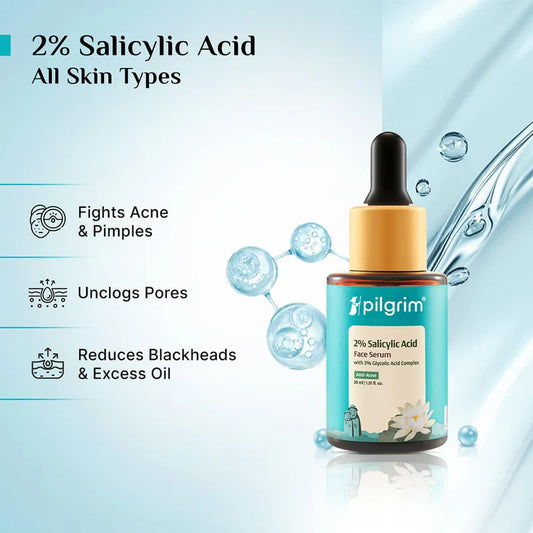 2% Salicylic Acid Anti-Acne Face Serum - 30ml