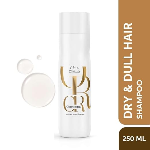 Wella Professionals Oil Reflections Shampoo | Adds Gloss, Frizz Control & Softness for All Hair Types | 250 ml