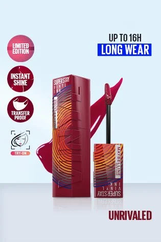 Maybelline Super Stay Vinyl Ink Liquid Lip Color Ltd Edition Music Collection