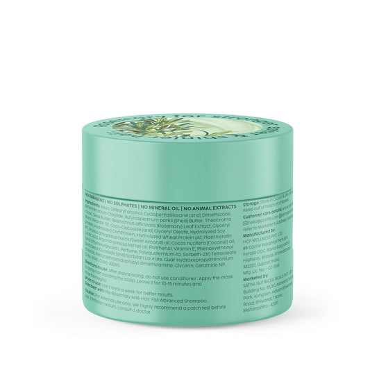 Rosemary Anti-Hair Fall Treatment Advanced Hair Mask for Rough, Dry & Frizzy Hair
