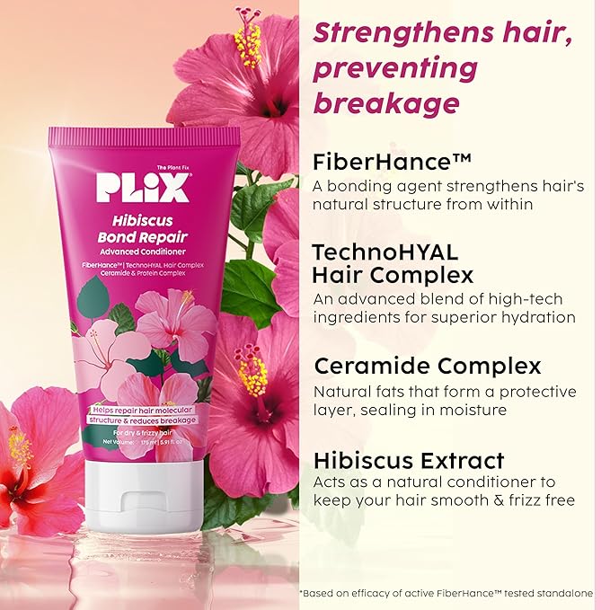 Hibiscus Bond Repair Advanced Shampoo & Conditioner | Repairs Damage & Reduces Breakage