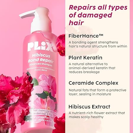 Hibiscus Bond Repair Advanced Shampoo | Repairs Hair Structure & Reduces Breakage