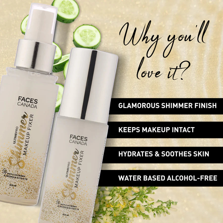 Ultime Pro Shimmer Makeup Fixer Spray