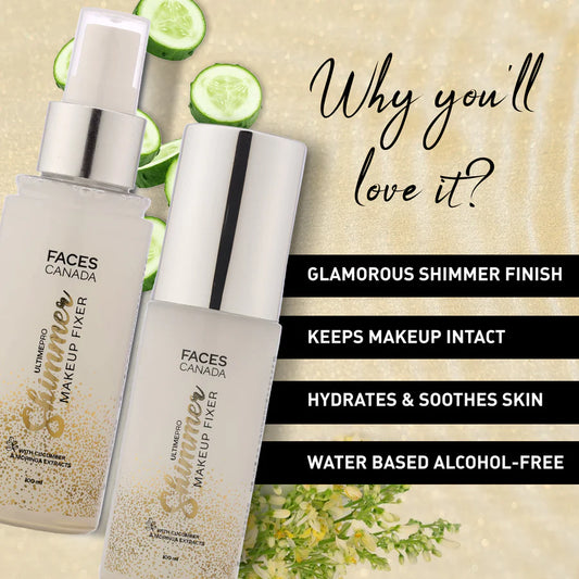 Ultime Pro Shimmer Makeup Fixer Spray