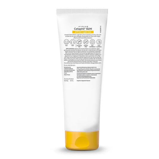 Cetaphil Sunscreen SPF 50 |Dermat recommended for Sensitive Skin - 50ml