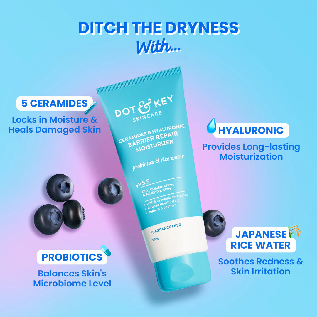 Barrier Repair Moisturizer with Ceramides + Hyaluronic Acid (100g)