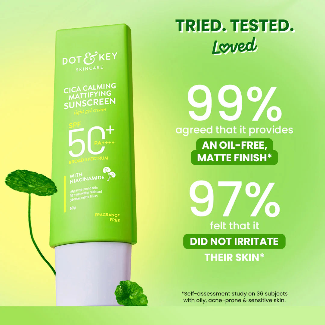 Cica & Niacinamide Mattifying Sunscreen SPF 50+ PA++++ - 50ml