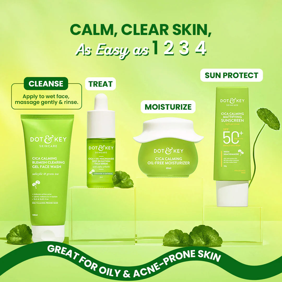 Cica + Salicylic Acid Gel Face Wash for Oily Skin (100ml)
