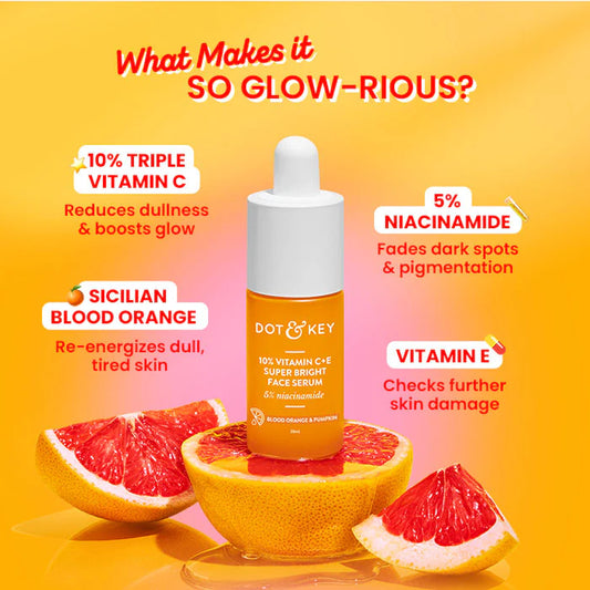 10% Vitamin C + E Face Serum with 5% Niacinamide (30ml)