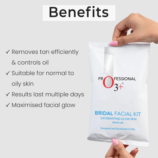 Bridal Facial Kit Oxygenating Glow Skin For Acne (81g, Single Use)