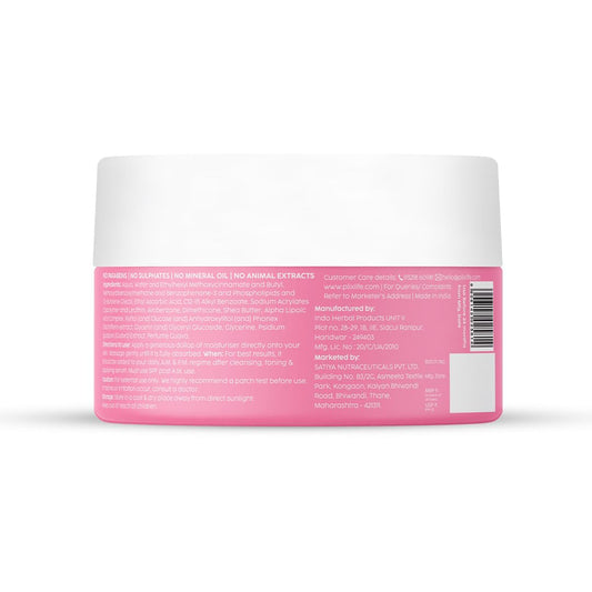 The Plant Fix Plix Guava Glow Smoothie Moisturizer For Brighter Skin (50G) | With Vitamin C & Ala | Face Cream For Even-Tone Skin, Promotes Hydration | For Men & Women