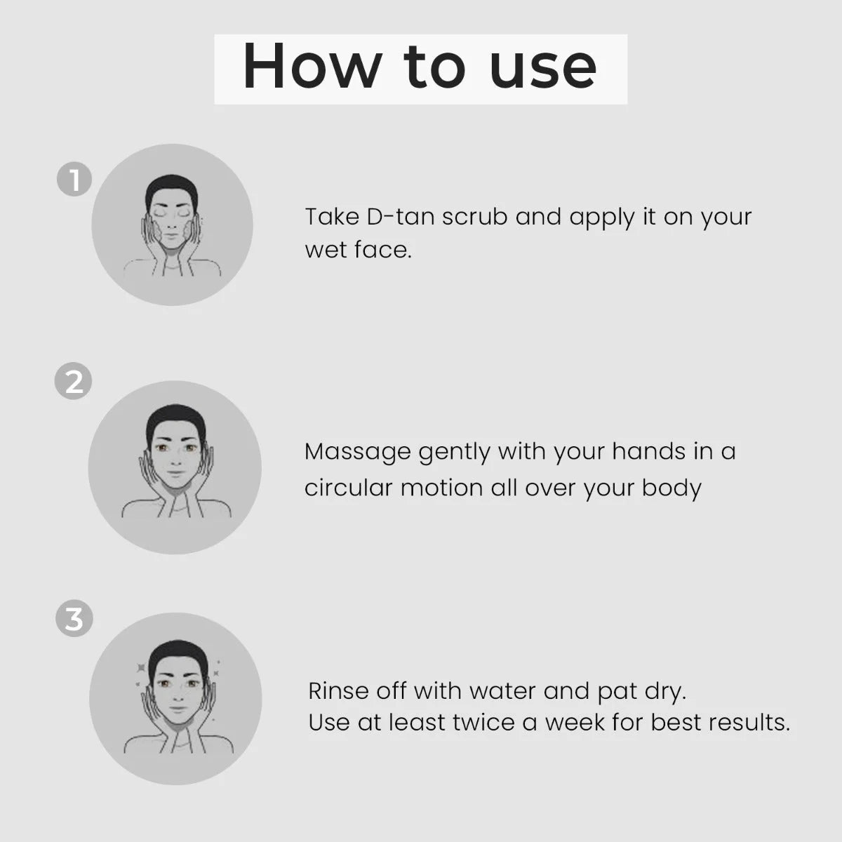 O3+ D Tan Scrub 50 Gram