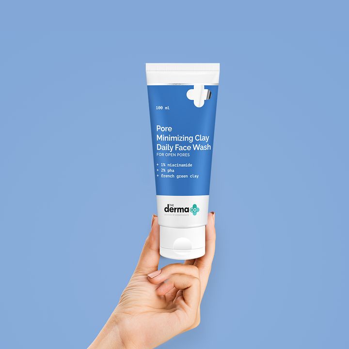 Pore Minimizing Clay Daily Face Wash with 1% Niacinamide & 2% PHA - 100 ml
