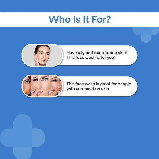 1% Salicylic Acid Foaming Daily Face Wash with Salicylic Acid, Zinc PCA & PHA - 100 ml