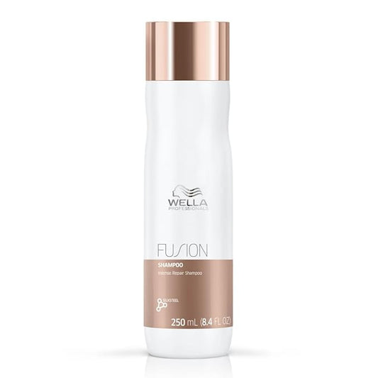 Wella Professionals Fusion Intense Repair Shampoo | For Damaged, Frizzy Hair | 250 ml | With Silk Amino Acids & Micronized Lipids | Vegan, Cruelty-free