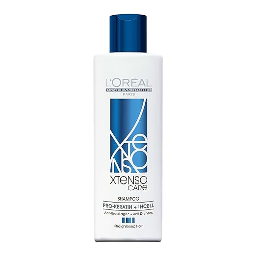 L'OREAL PROFESSIONNEL Xtenso Care Shampoo For Frizz-Free, Smooth & Manageable Hair (250 ml)