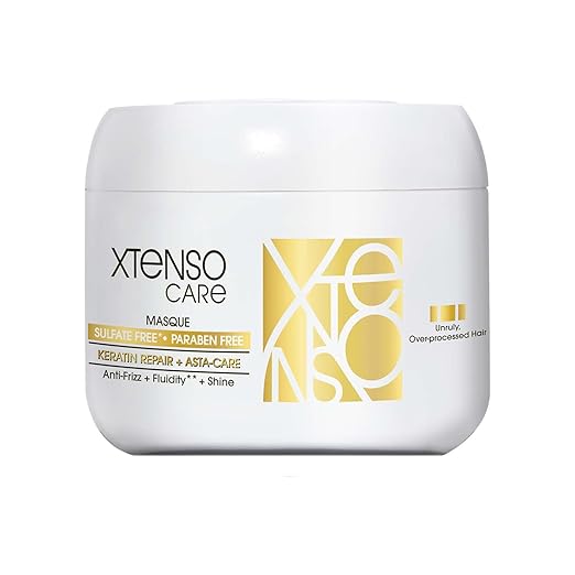 L'Oréal Professionnel Xtenso Care Sulfate-free* Masque | For all hair types | Gently cleanses, controls frizz and adds shine | With Keratin Repair and Asta-Care *without sulfate surfactants