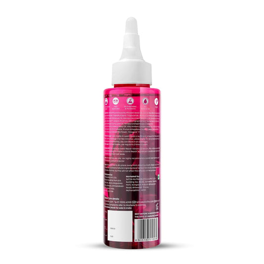 PLIX - THE PLANT FIX Hibiscus Bond Repair Advanced Hair Oil for Damaged Hair - 100ml | Repairs Damaged Hair Due To Heat Styling | Restores Strength & Reduces Breakage