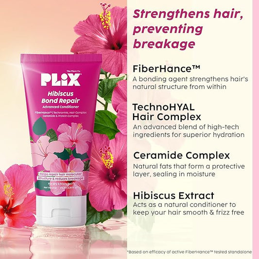 Hibiscus Bond Repair Advanced Shampoo & Conditioner | Repairs Damage & Reduces Breakage