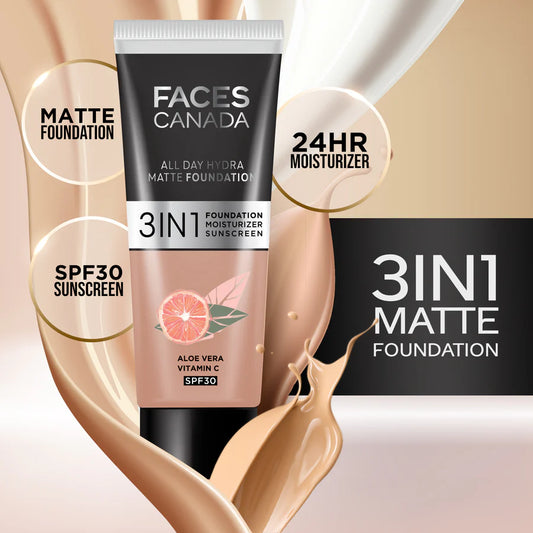 3 in 1 All Day Hydra Matte Mini Foundation