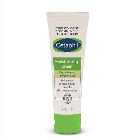 Cetaphil Moisturising Cream 80g for dry to normal sensitive skin