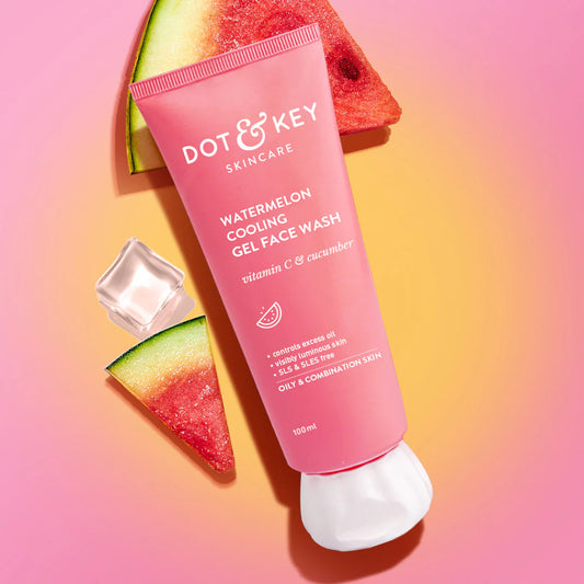 Watermelon + Vitamin C Gel Face Wash for Glowing Skin (100ml)