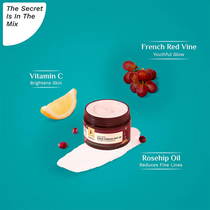 Red Vine Night Gel Crème with Retinol, Mulberry & Vit. C - 50g