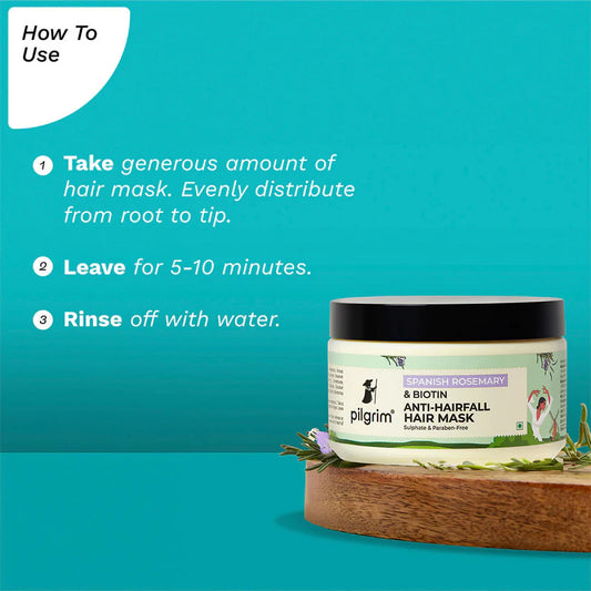 Spanish Rosemary & Biotin Anti-Hairfall Hair Mask - 200ml