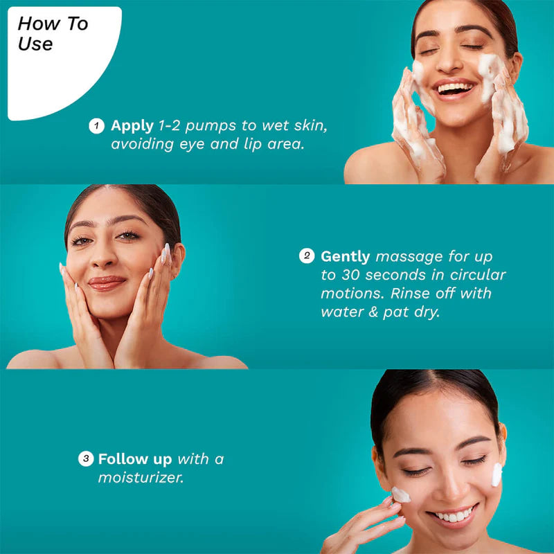 Salicylic & Glycolic Acid Foaming Face Wash - 120ml