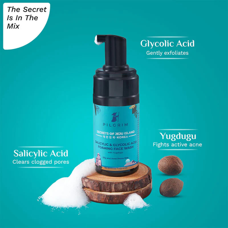 Salicylic & Glycolic Acid Foaming Face Wash - 120ml