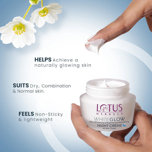 WhiteGlow Skin Brightening & Nourishing Night Cream