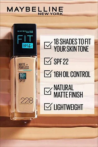 FIT ME MATTE + PORELESS LIQUID FOUNDATION
