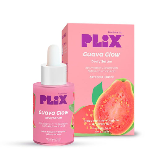 Vitamin C Guava Face Serum for Skin Brightening, Clear, Glowing & even toned complexion, 20ml (Pack of 1) with Hyaluronic acid & Pentavitin for Women & Men for All Skin Types