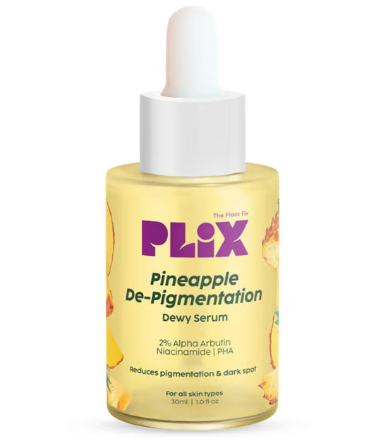The Plant Fix Plix 2% Alpha Arbutin Pineapple Serum for Pigmentation & Dark Spot Reduction(30 ml)